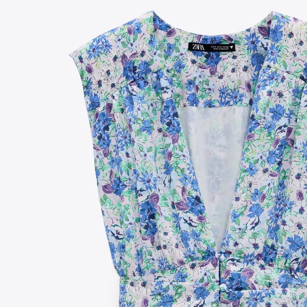 Printed Midi Dress - Picture 3 of 4